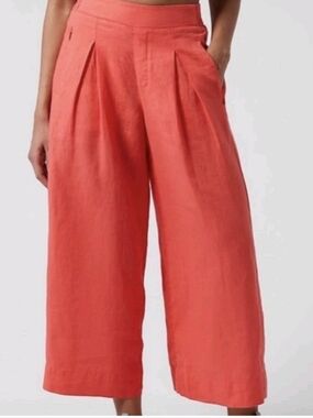 Athleta Coral Wide-Leg Cropped Pants